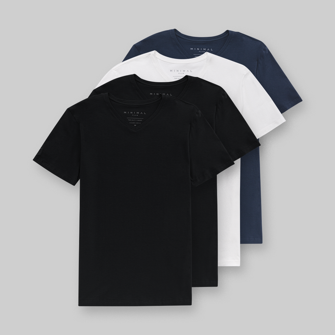Kit Minimal - 4 camisetas